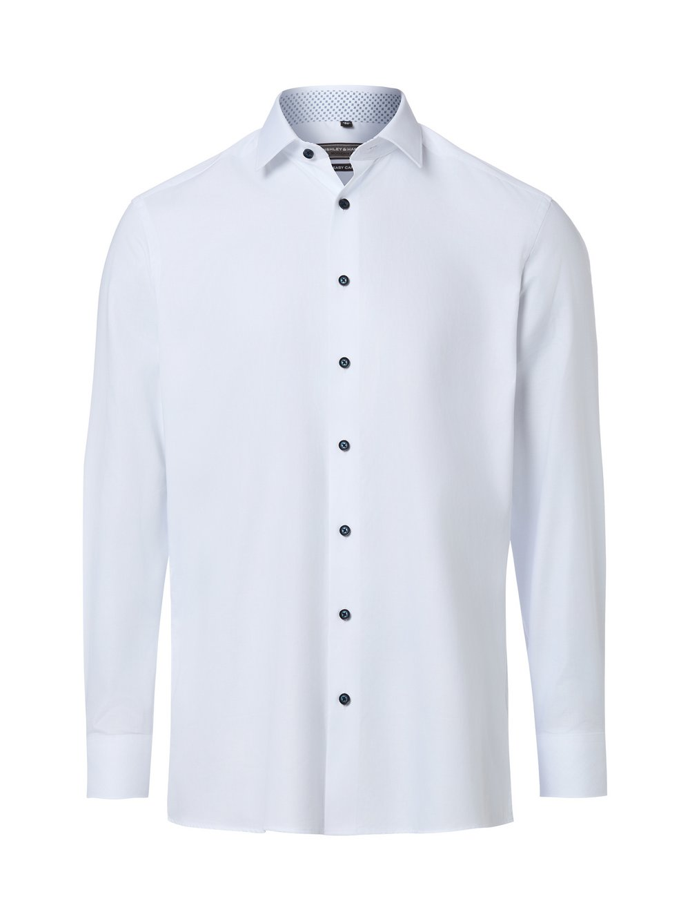 Finshley & Harding Koszula męska Mężczyźni Modern Fit Bawełna biały, 42