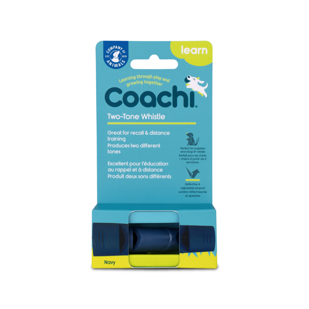 Coachi dwutonowy gwizdek dla psa - 1 szt.