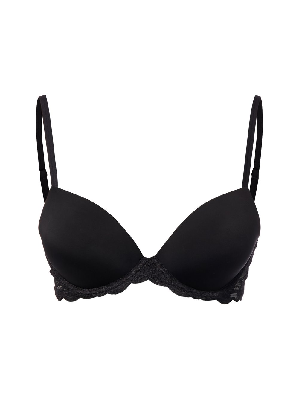 Calvin Klein Damski biustonosz push-up - usztywniany - Demi Kobiety Sztuczne włókno czarny, 75C