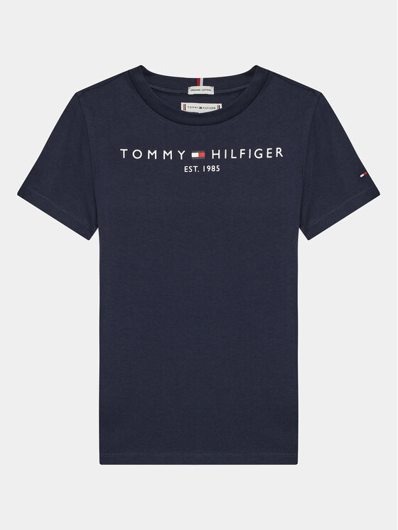 Tommy Hilfiger T-Shirt Essential KS0KS00210 Granatowy Regular Fit