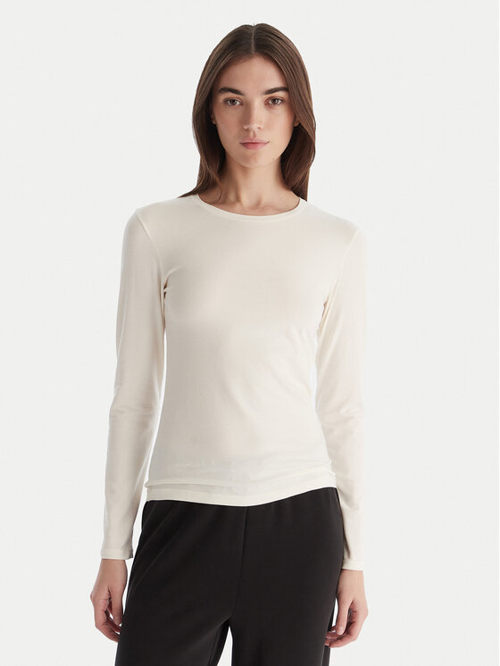 Hunkemöller Bluzka Soft 302728 Biały Slim Fit