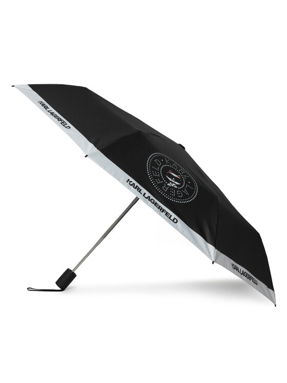 KARL LAGERFELD Parasolka Ikon B2W50065 Czarny