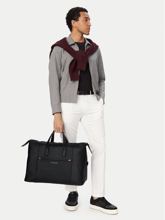 Tommy Hilfiger Torba Th Corp Duffle AM0AM14044 Czarny