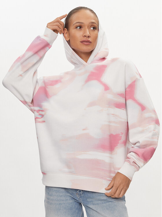 Calvin Klein Jeans Bluza Diffused J20J223090 Kolorowy Oversize