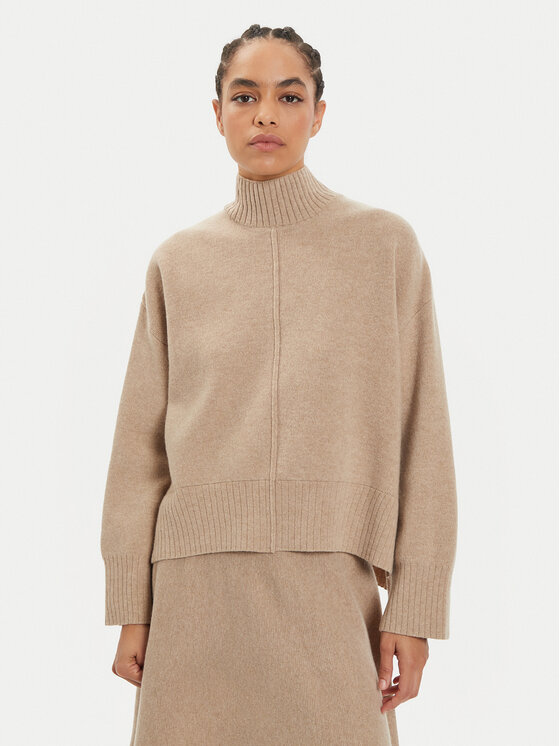 IVY OAK Sweter Kareen Rose IO113147 Beżowy Loose Fit