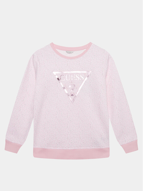 Guess Bluza J4GQ01 KA6R3 Różowy Regular Fit