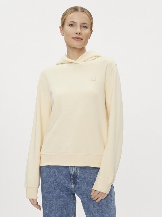 Calvin Klein Jeans Bluza Embro Badge J20J223227 Żółty Regular Fit