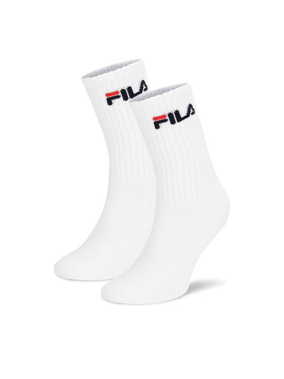 Fila Skarpety długie F4401-AW24 (2-pack) Biały