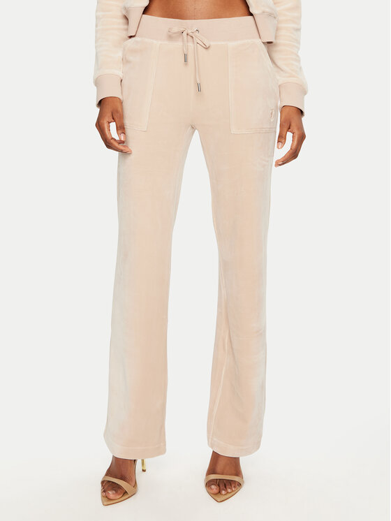 Juicy Couture Spodnie dresowe Del Ray JCAP180 Różowy Regular Fit