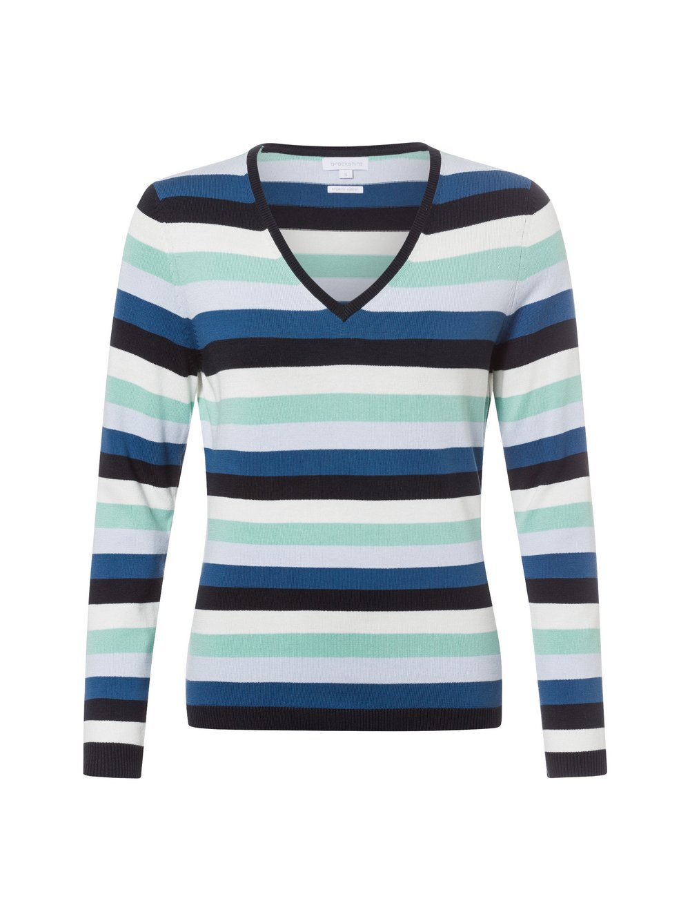 brookshire Sweter damski z dzianiny Kobiety Bawełna niebieski, L