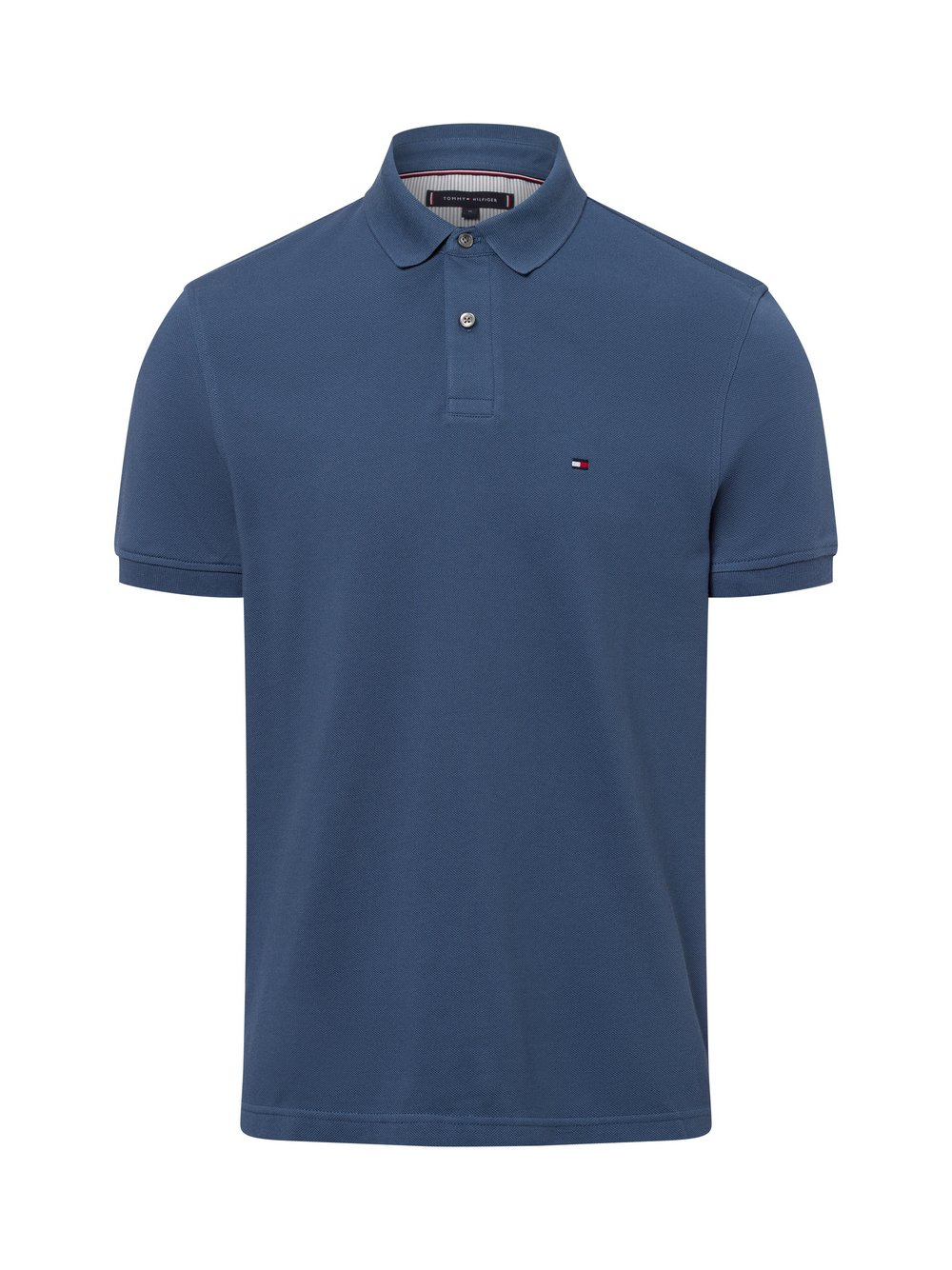 Tommy Hilfiger Męska koszulka polo Mężczyźni Bawełna niebieski, XXL