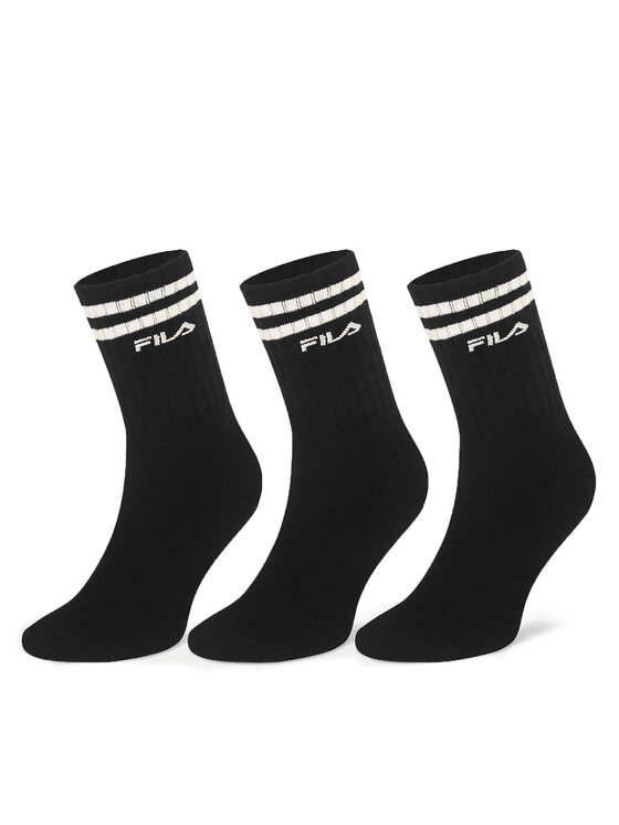 Fila Skarpety długie F5603-AW24 (3-pack) Czarny