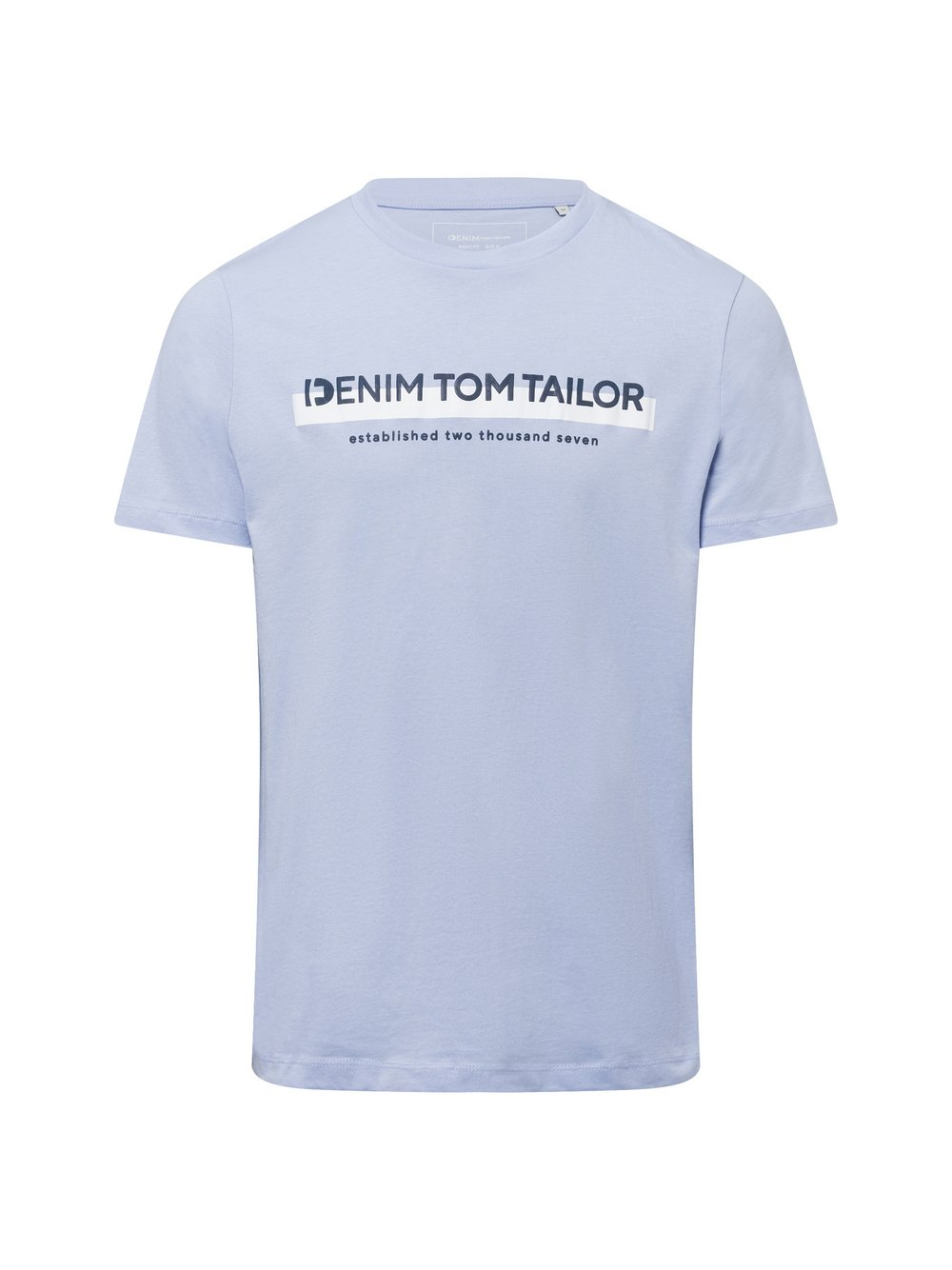 Tom Tailor Denim T-shirt męski Mężczyźni Bawełna niebieski, M