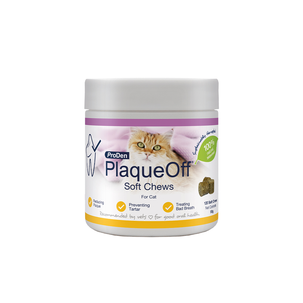 ProDen PlaqueOff Soft Chews dla kota - 120 sztuk
