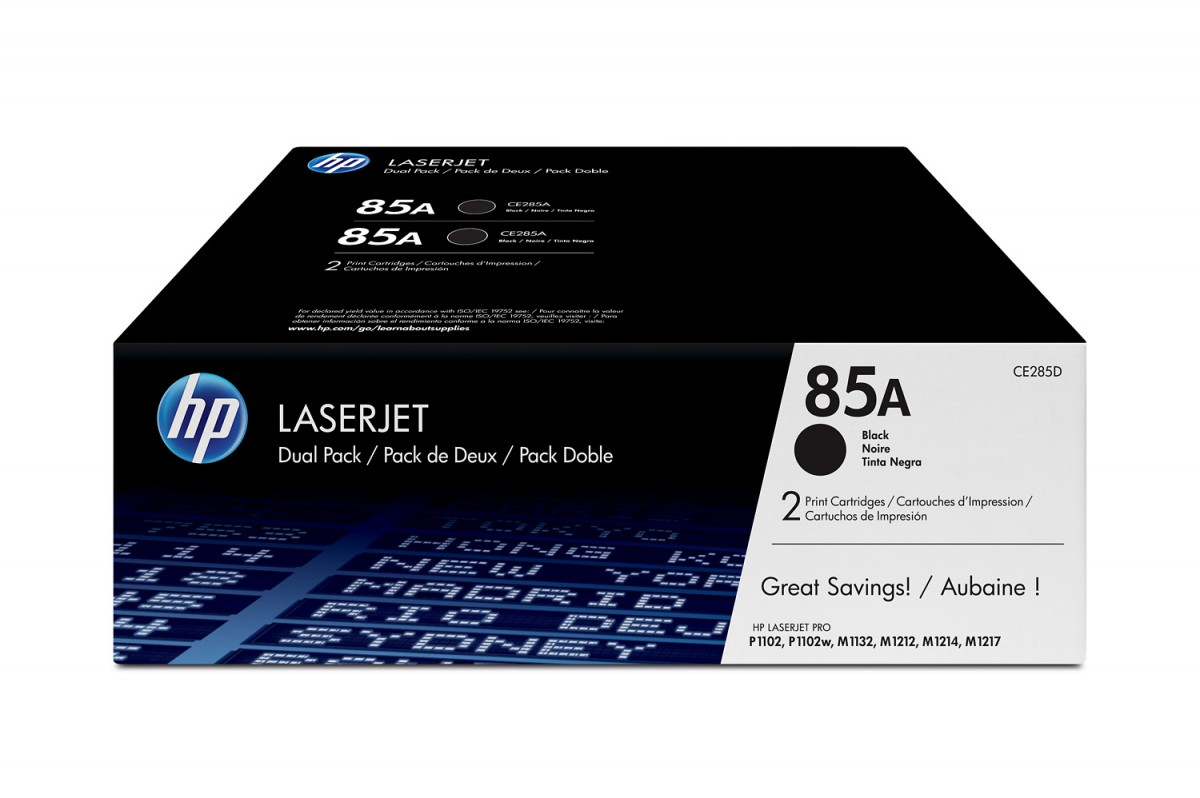 HP 85A czarny CE285AD dwupak