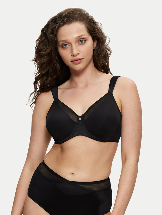 Triumph Biustonosz z fiszbiną True Shape Sensation 10186010 Czarny