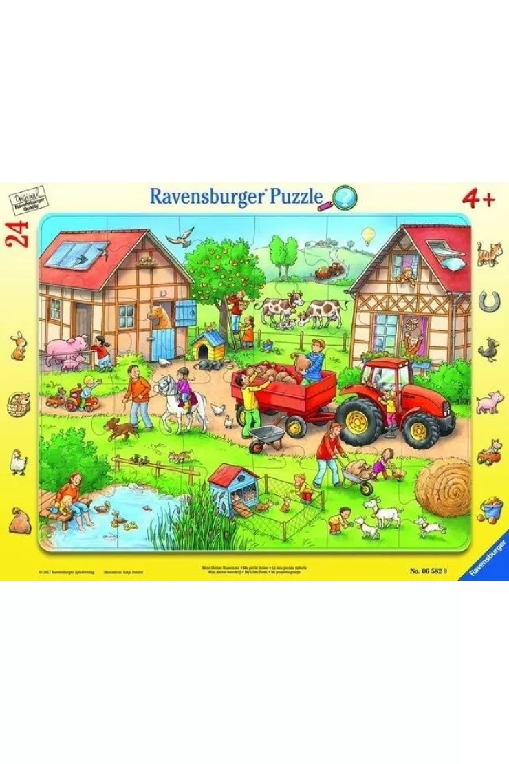 Puzzle ramkowe 24 el. Moja mała farma