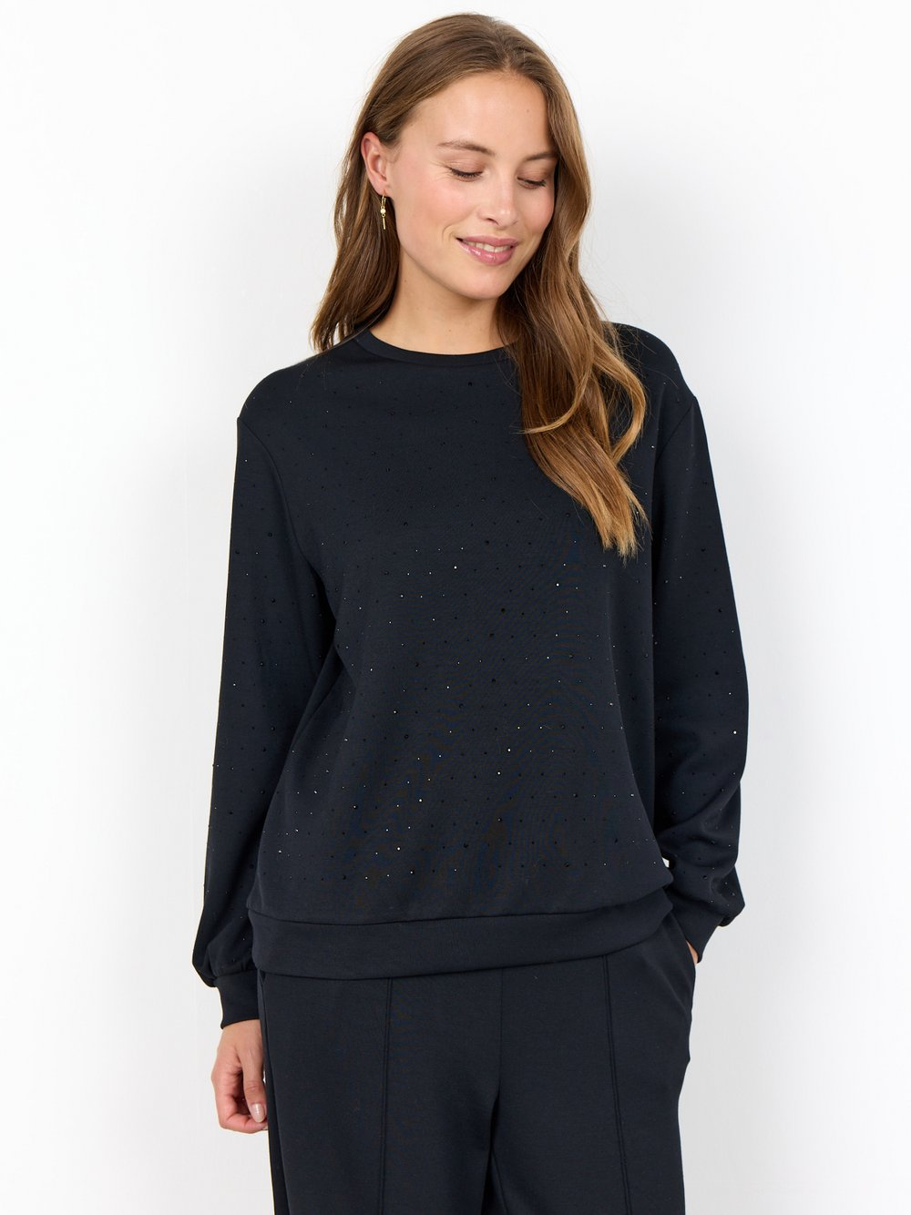 soyaconcept® Bluza damska - SC-Banu Kobiety Sztuczne włókno czarny, L
