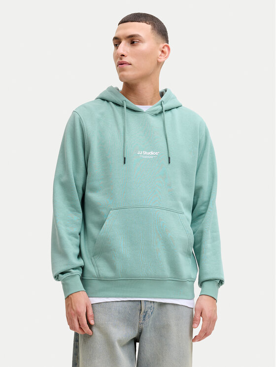 Jack & Jones Bluza Soho 12278789 Zielony Relaxed Fit