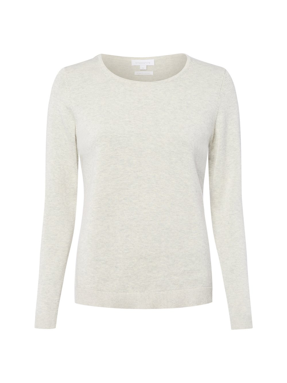 brookshire Sweter z dzianiny DAmen Kobiety drobna dzianina szary, L