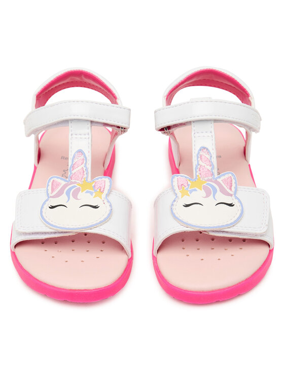 Geox Sandały J Sandal Joyfoot Gir J65P1C 000HH C1441 M Biały