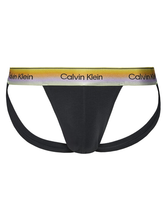 Calvin Klein Underwear Slipy Jock Strap LV00NB4588 Czarny miniaturka