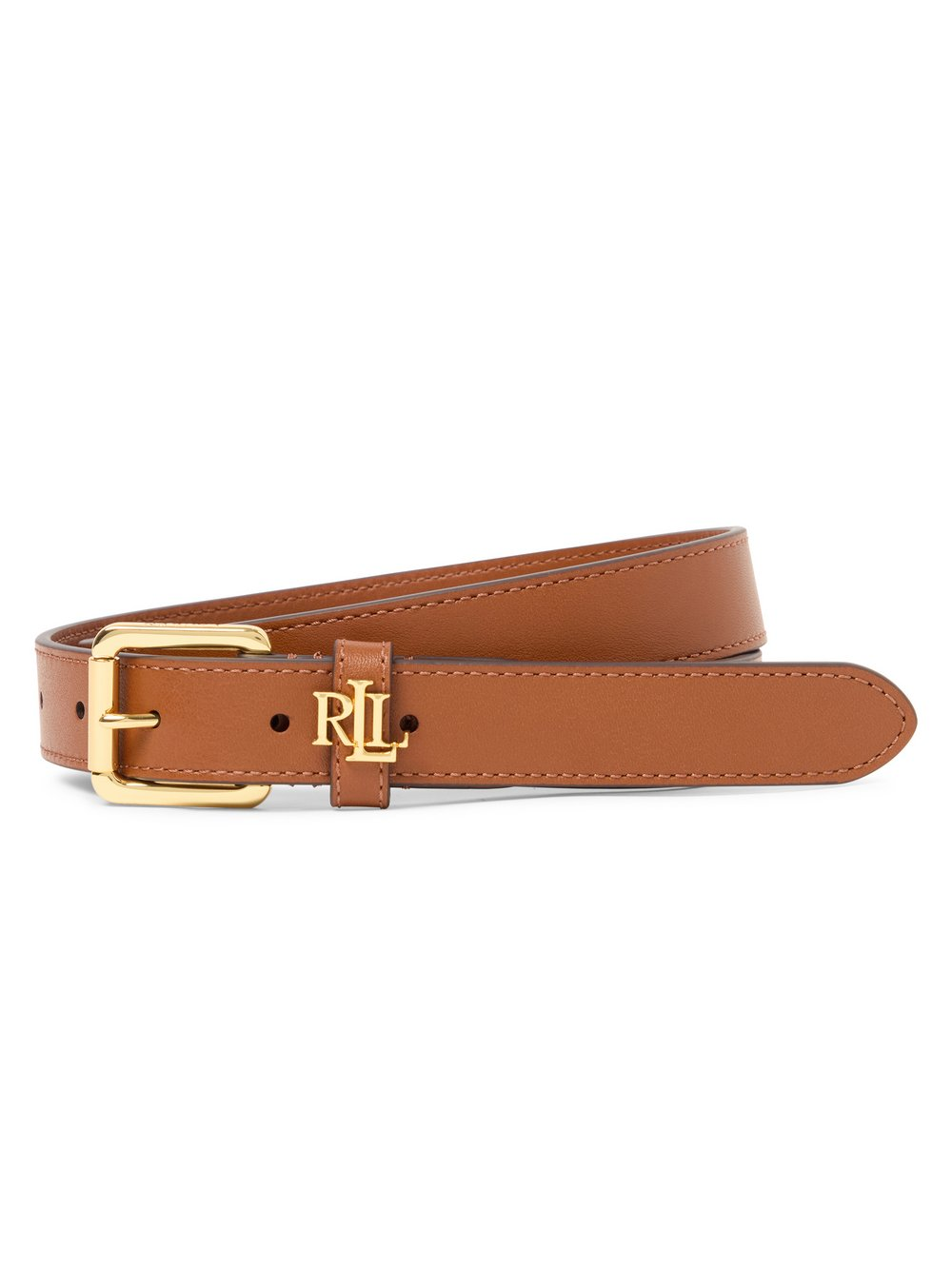 Lauren Ralph Lauren Damski pasek skórzany - CARRYOVER Kobiety skóra brązowy, S
