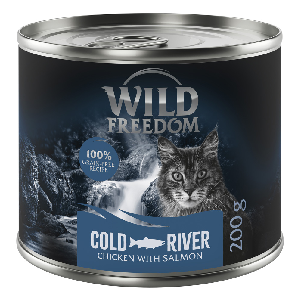 Korzystny pakiet Wild Freedom Adult, 12 x 200 g - Cold River, Łosoś i kurczak