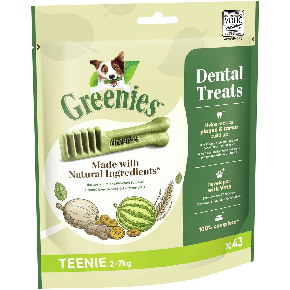 Korzystny pakiet Greenies, przysmak pielęgnujący zęby dla psów - Teenie, 3 x 340 g