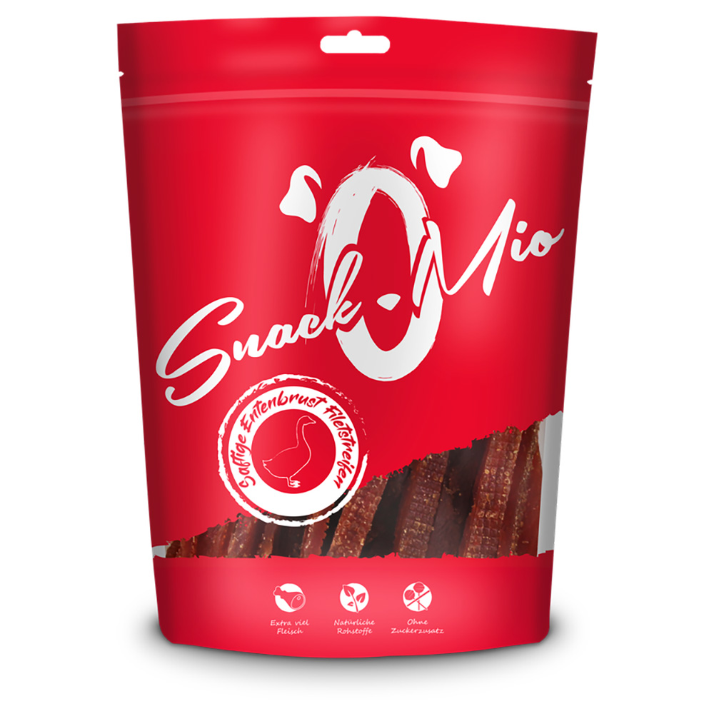 SnackOMio soczyste paski fileta z piersi kaczki - 70 g miniaturka