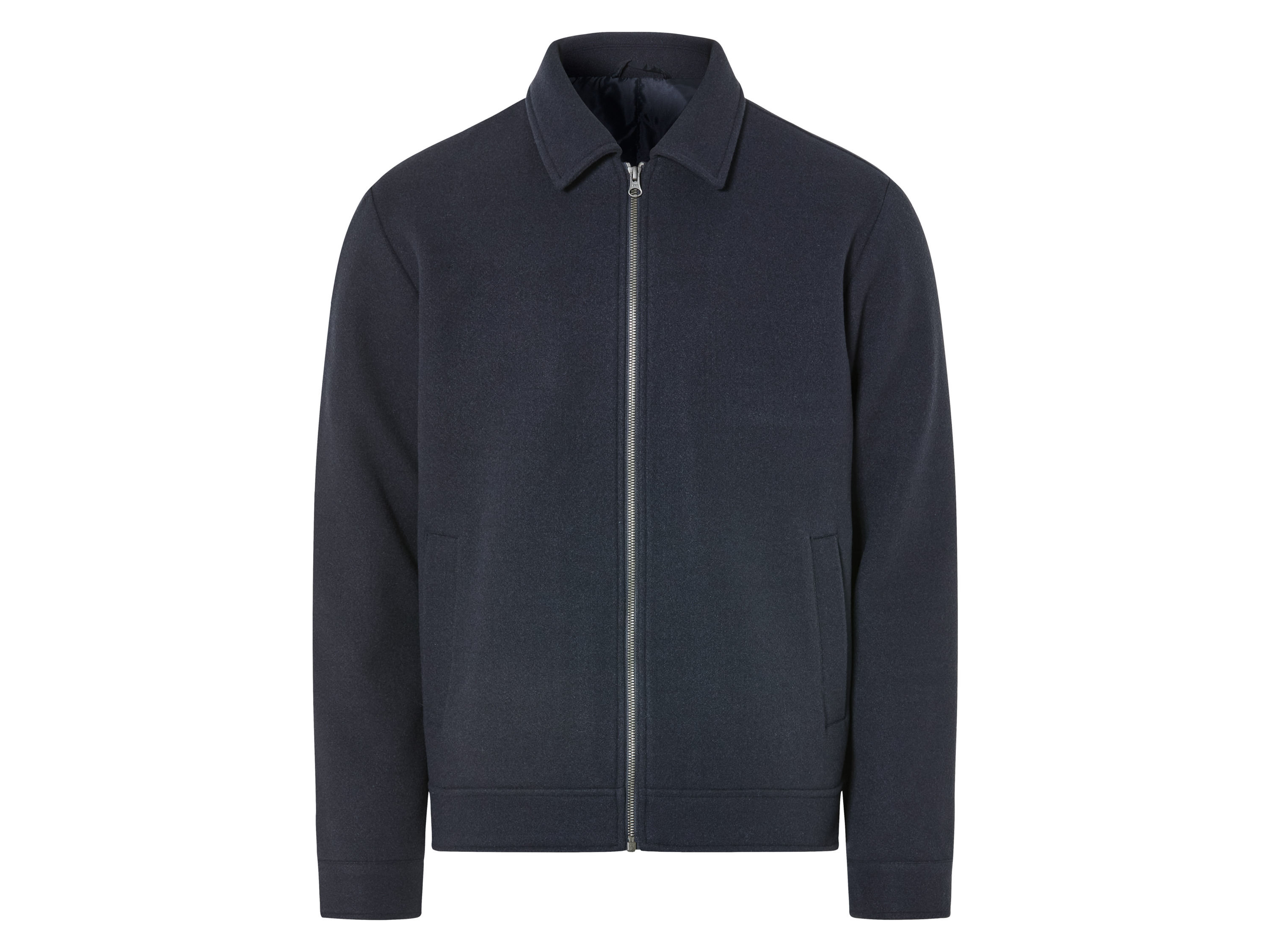 LIVERGY® Kurtka męska w stylu wełnianym (XL(56/58), Granatowy)