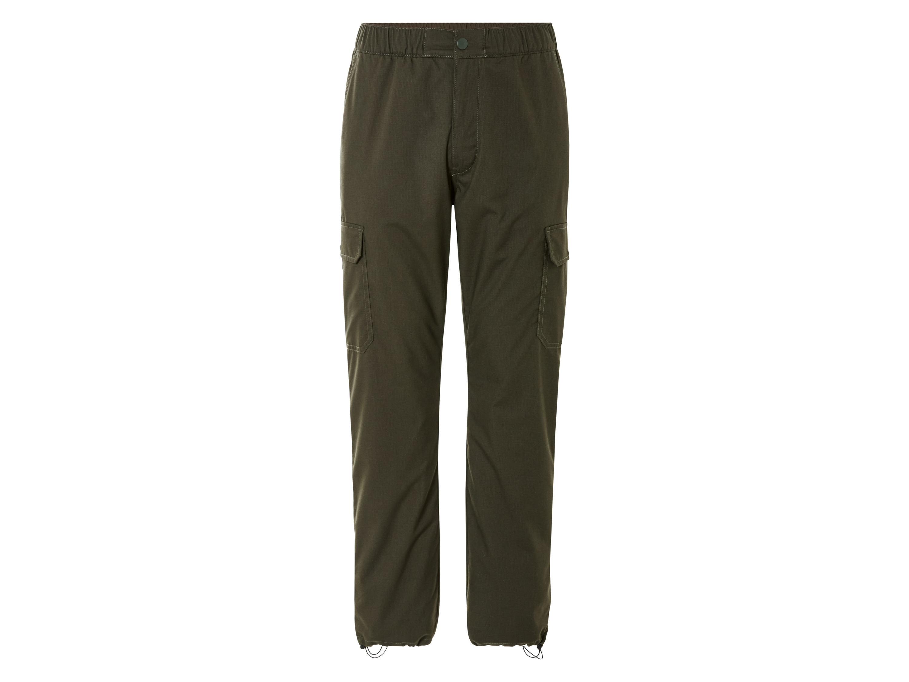 LIVERGY® Spodnie cargo męskie z polarem (Zielony, XL(56/58))