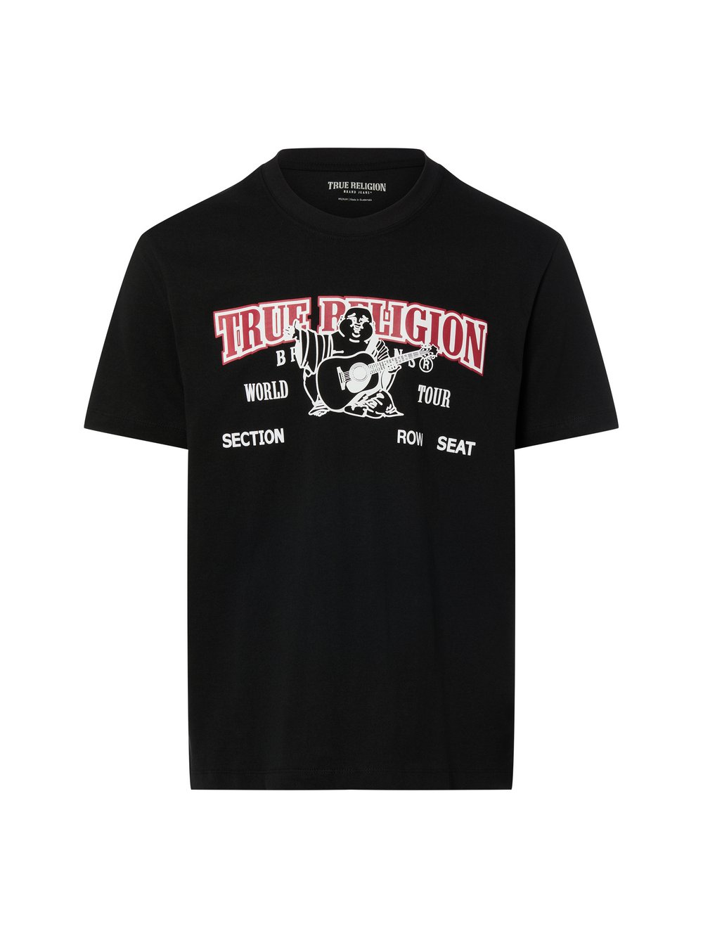 True Religion Koszulka męska Mężczyźni Bawełna czarny, XL