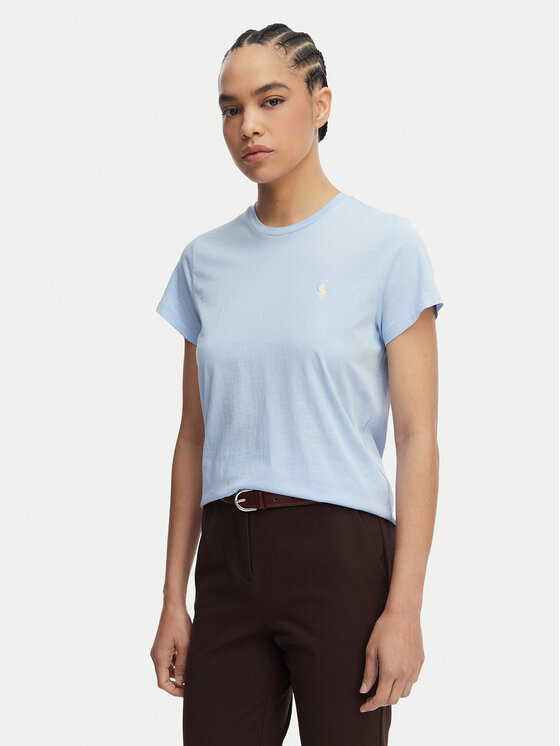 Polo Ralph Lauren T-Shirt 211B14605019 Niebieski jasny Classic Fit