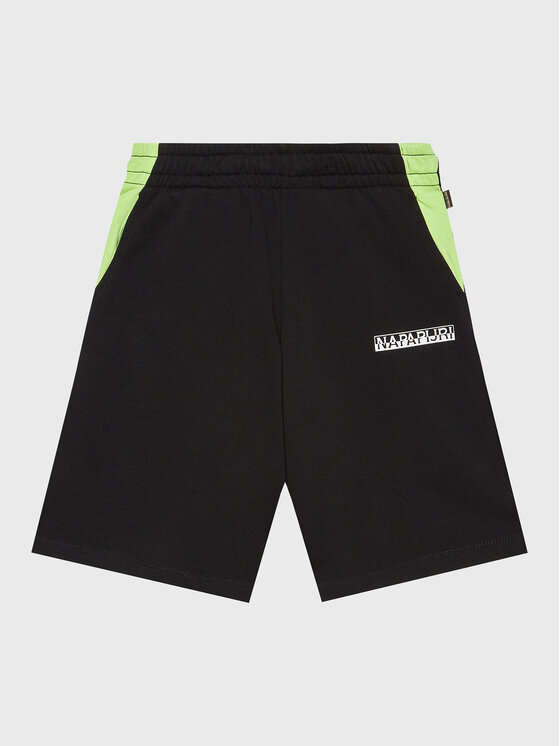 Napapijri Szorty materiałowe Pinta NP0A4GX8 M Czarny Regular Fit