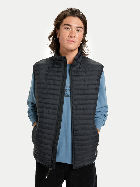 Quiksilver Bezrękawnik Scaly Sleeveless EQYJK04191 Czarny Regular Fit