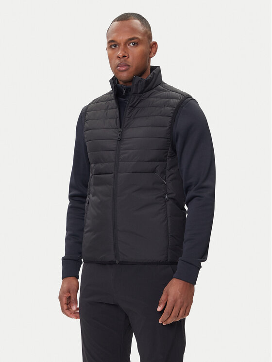 BOSS Kamizelka Urbanex 50545867 Czarny Regular Fit