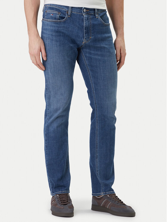 Tommy Jeans Jeansy Scanton DM0DM22960 Niebieski Slim Fit