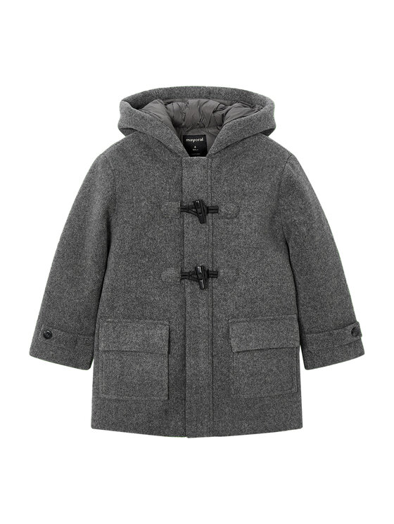 Mayoral Płaszcz zimowy 4423 Szary Regular Fit