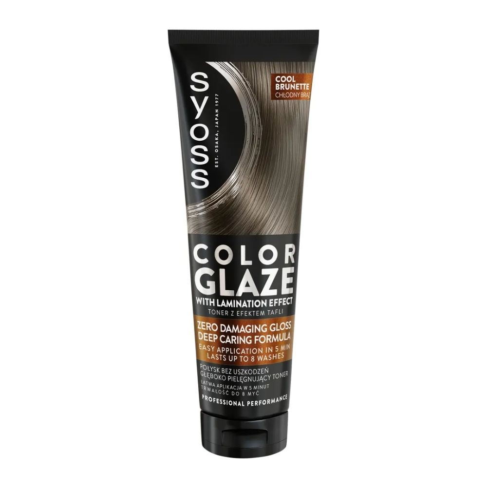 Syoss Color Glaze Cool Brunette nabłyszczający toner do włosów 130 ml