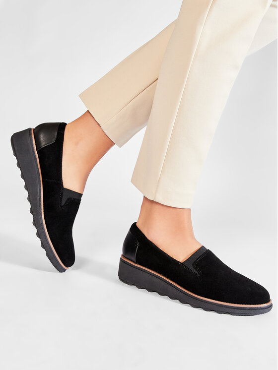 Clarks Półbuty Sharon Dolly 261558194 Czarny