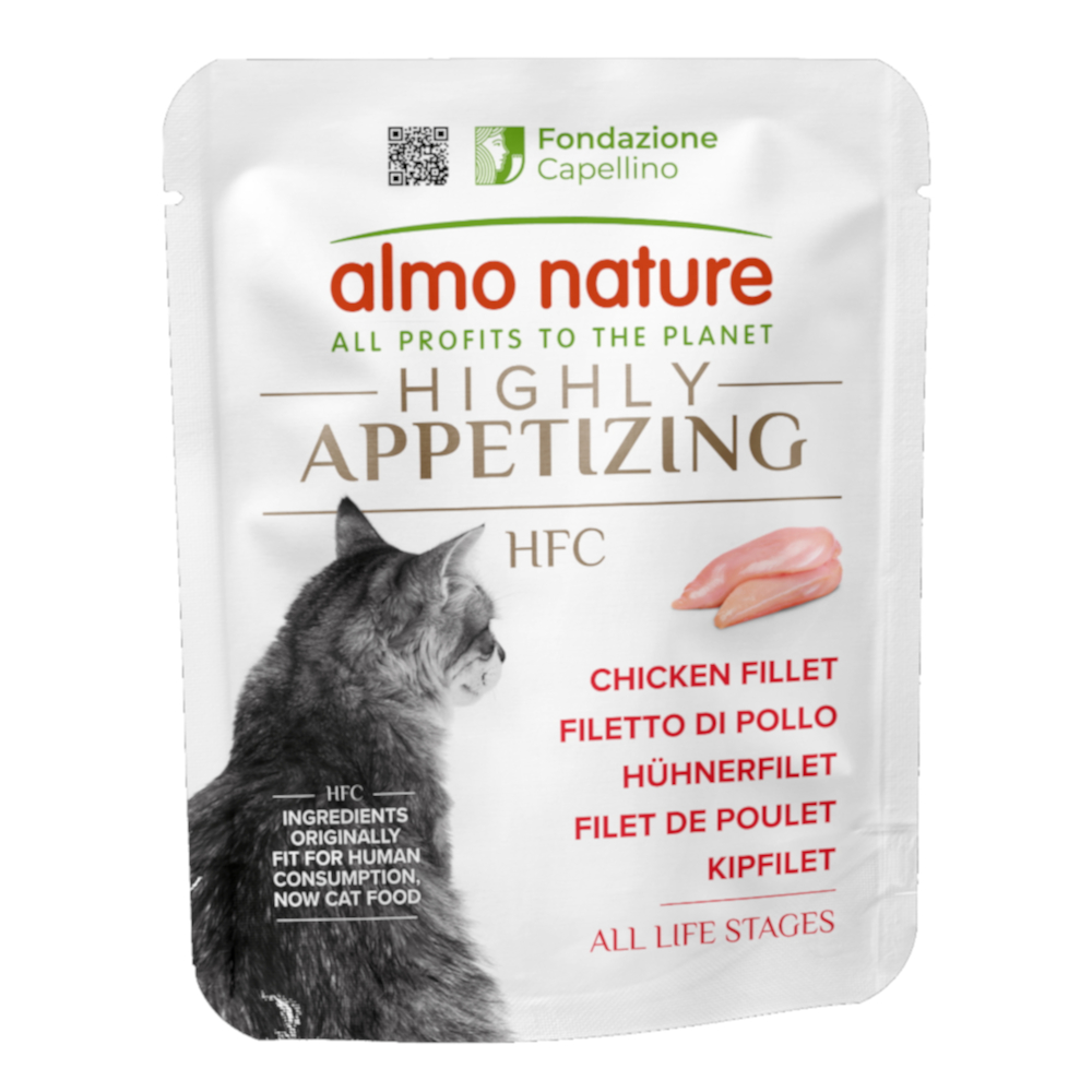 Korzystny pakiet Almo Nature HFC Highly Appetizing, 24 x 50 g - Filet z kurczaka