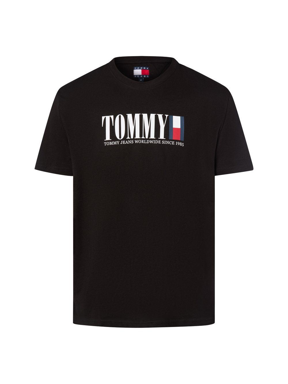 Tommy Jeans Koszulka męska Mężczyźni Bawełna czarny, XL
