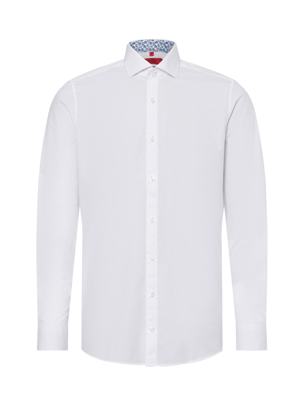 Finshley & Harding Męska koszula biznesowa - Easy Care Mężczyźni Slim Fit Bawełna biały, 44