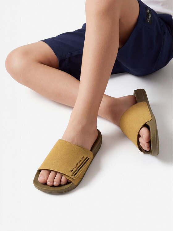 Quiksilver Klapki EO-POCHI SUEDE CQ10164YT Beżowy