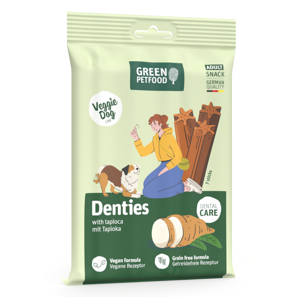 Green Petfood VeggieDog Denties - 180 g miniaturka