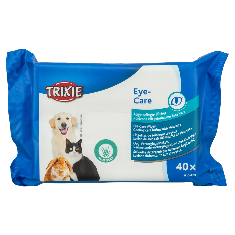 Trixie chusteczki do pielęgnacji oczu - 40 sztuk miniaturka