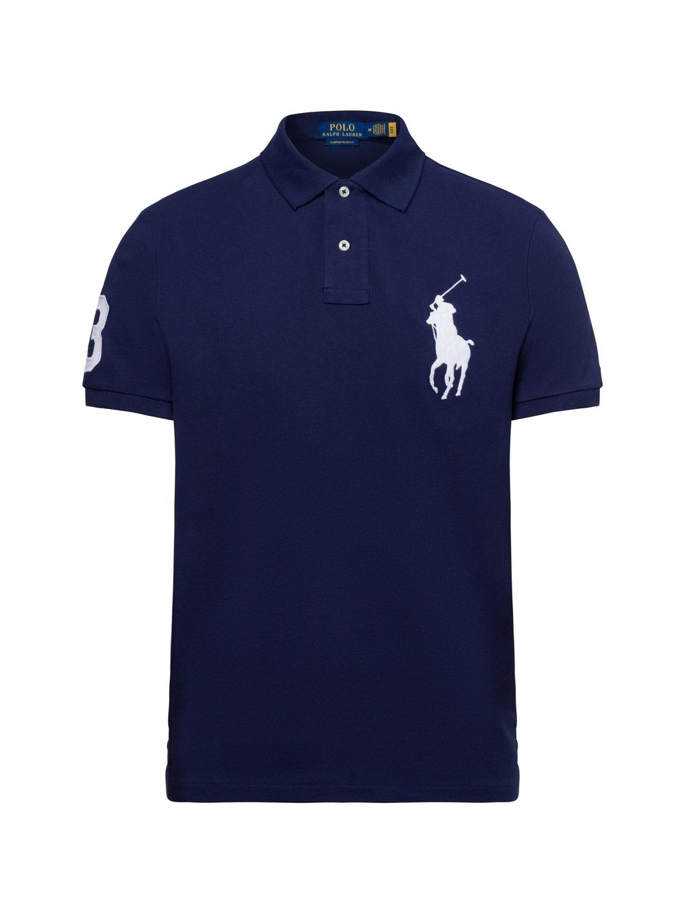 Polo Ralph Lauren Męska koszulka polo Mężczyźni Bawełna niebieski, L