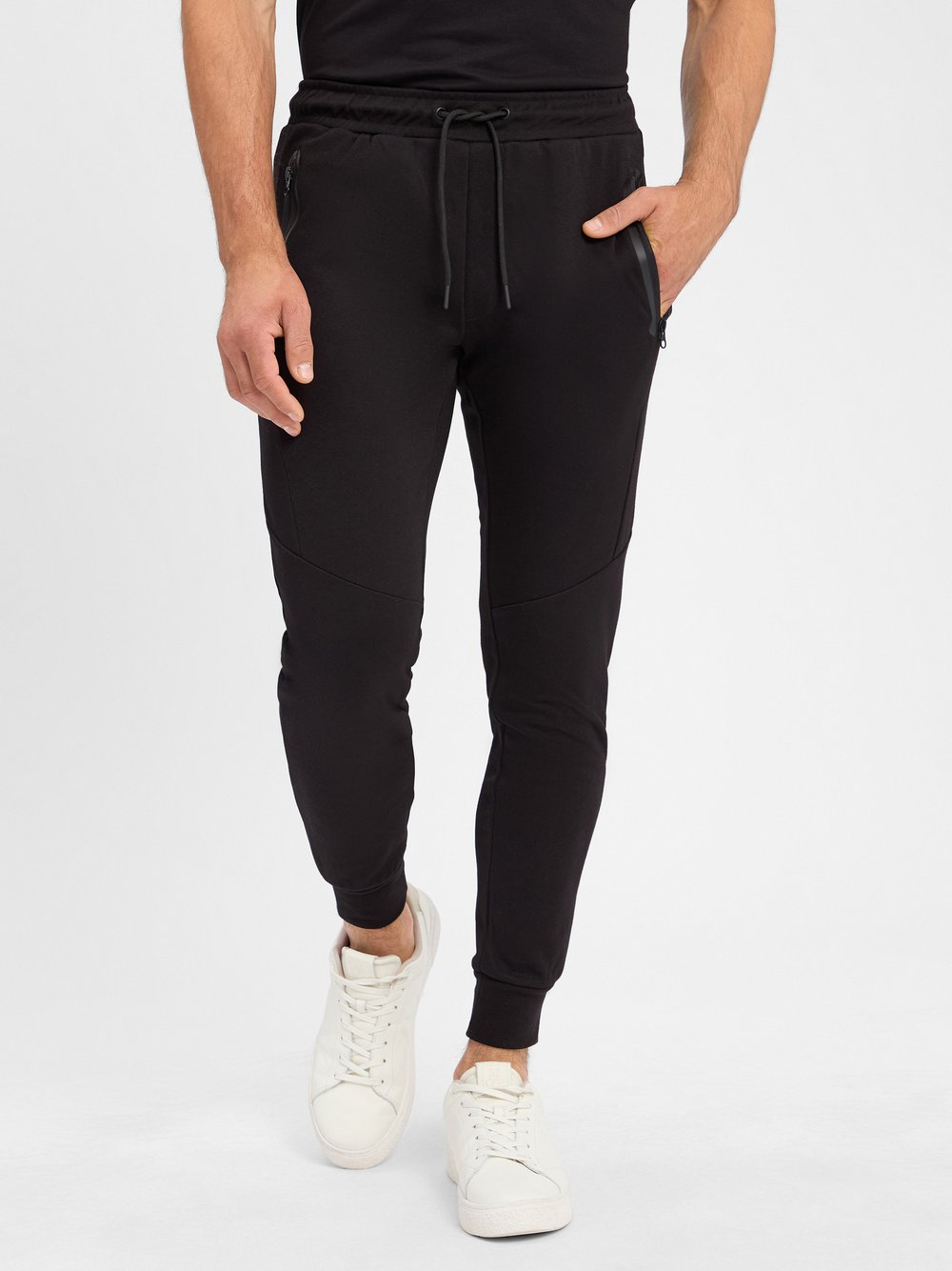 Jack & Jones Męskie spodnie do biegania - JPSTWill Mężczyźni Sztuczne włókno czarny, S