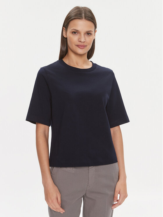 United Colors Of Benetton T-Shirt 3BL0E17G5 Granatowy Boxy Fit